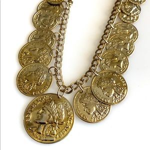 Gold Coin Necklace